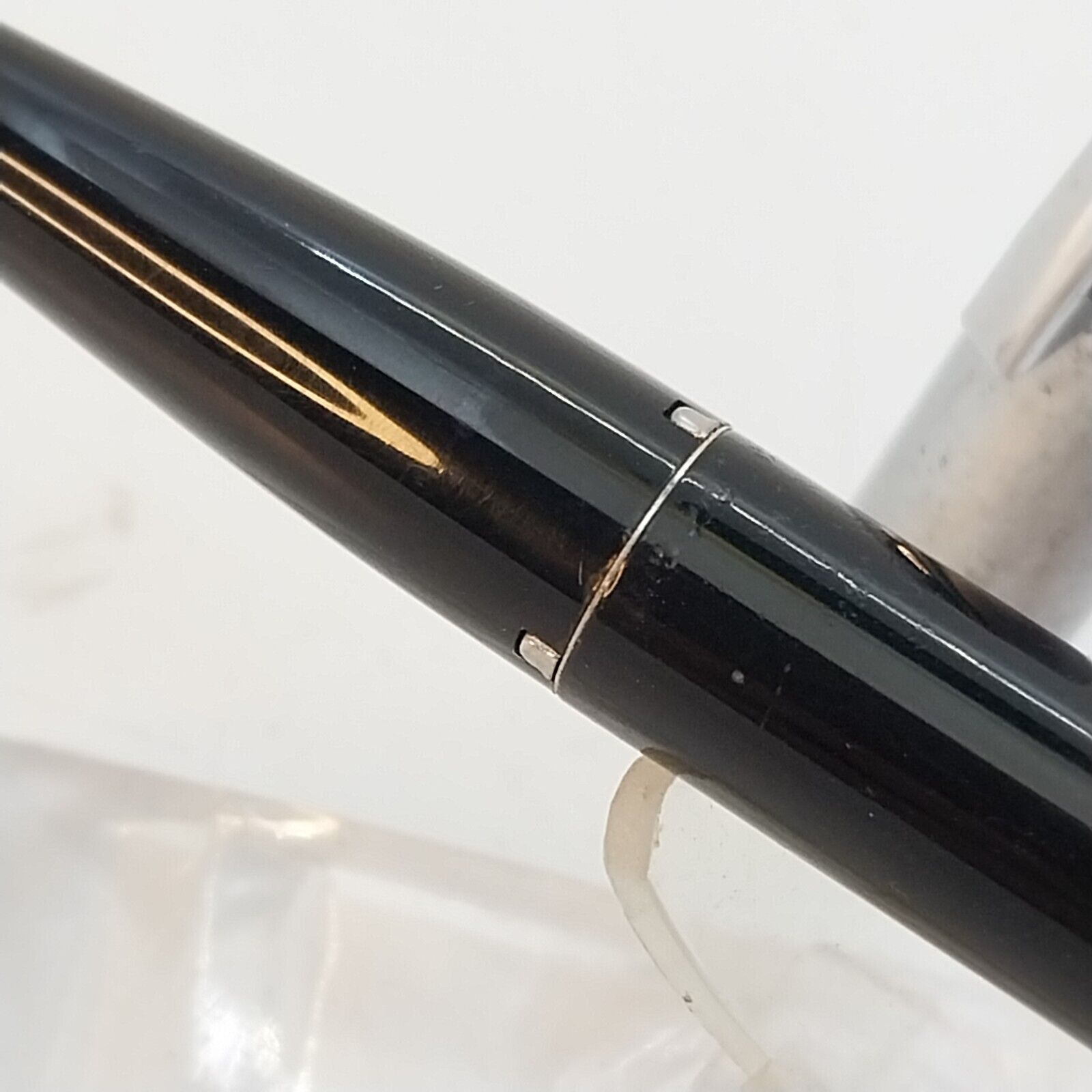 ⁦قلم حبر جاف شيفر إمبريال عتيق، رأس حبر F، لون أسود، غير مستعمل، الولايات المتحدة الأمريكية رقم 11511⁩ - الصورة ⁦6⁩