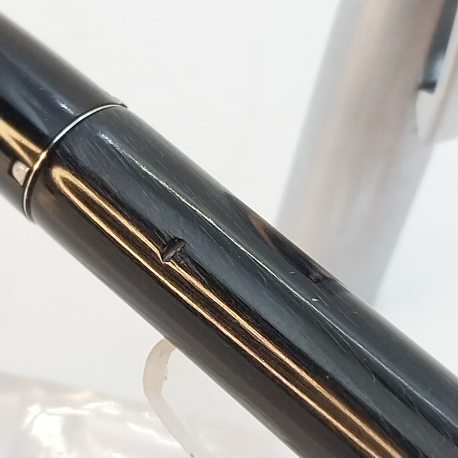 ⁦قلم حبر جاف شيفر إمبريال عتيق، رأس حبر F، لون أسود، غير مستعمل، الولايات المتحدة الأمريكية رقم 11513⁩ - الصورة ⁦8⁩