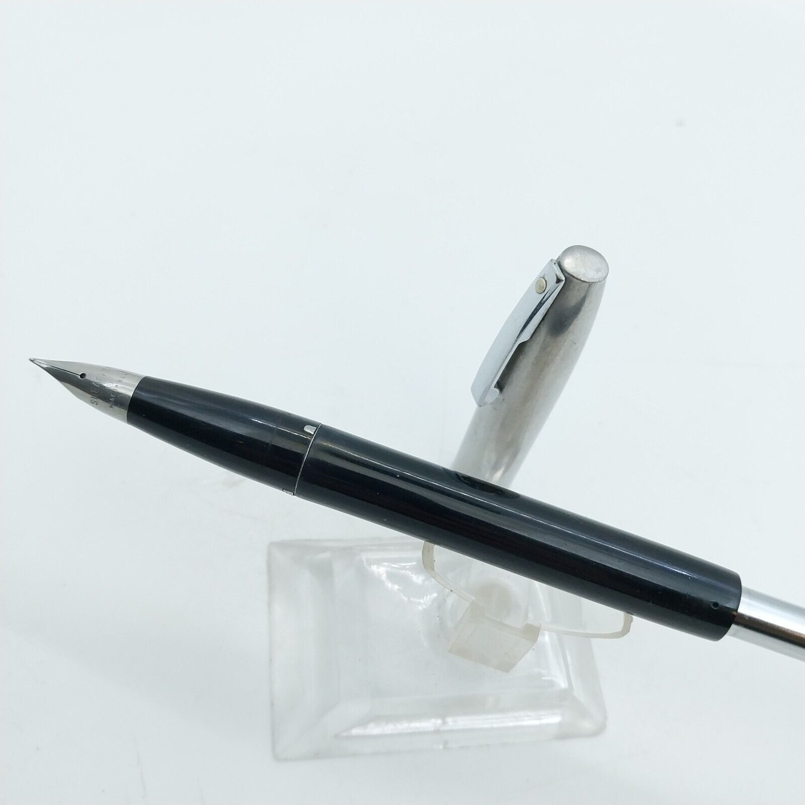 ⁦قلم حبر جاف Sheaffer Imperial Touch Down عتيق، F، لون أسود، الولايات المتحدة الأمريكية رقم 11522⁩ - الصورة ⁦2⁩