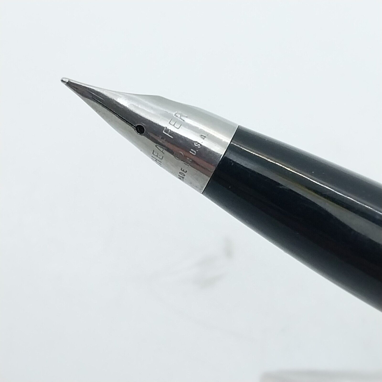 ⁦قلم حبر جاف Sheaffer Imperial Touch Down عتيق، F، لون أسود، الولايات المتحدة الأمريكية رقم 11522⁩ - الصورة ⁦4⁩