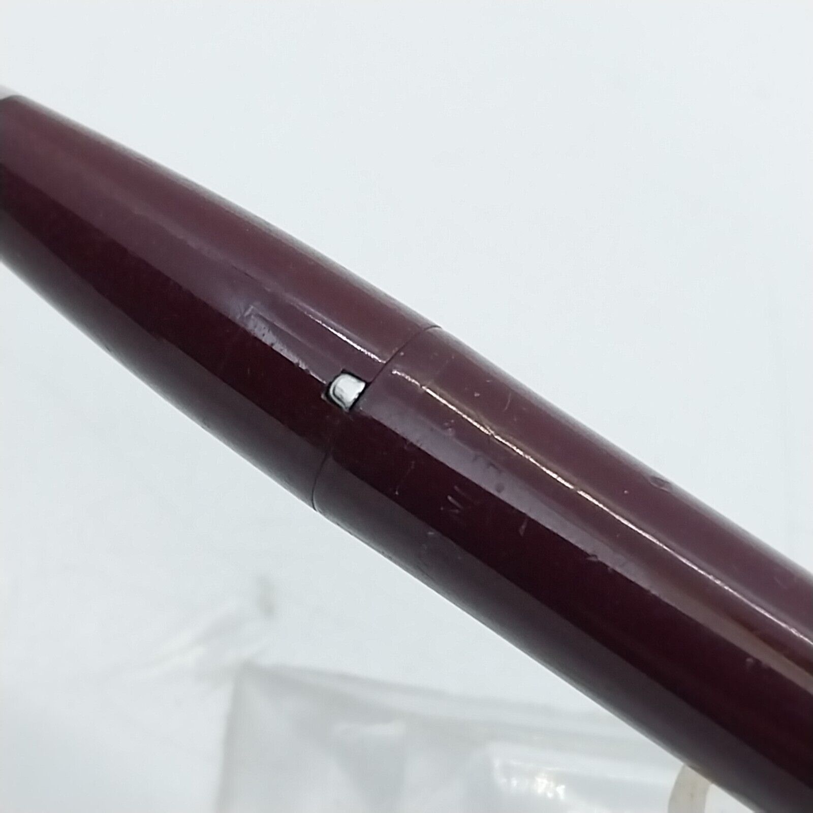 Vintage Sheaffer Imperial Touch Down Fountain Pen, F ,Burgundy color, USA#11521 - Image 10