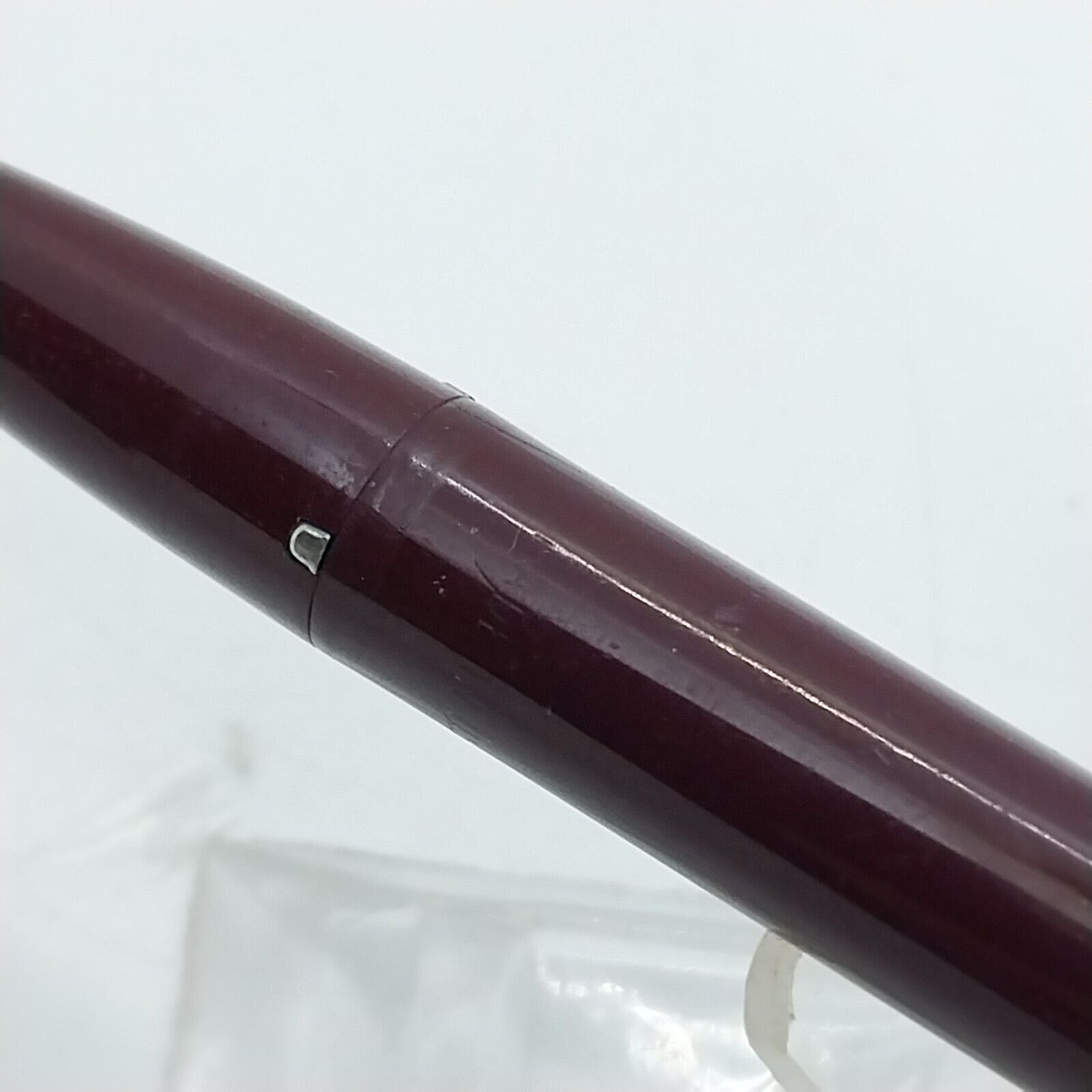 Vintage Sheaffer Imperial Touch Down Fountain Pen, F ,Burgundy color, USA#11521 - Image 11