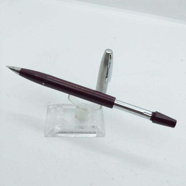 قلم حبر جاف Sheaffer Imperial Touch Down عتيق، F، لون عنابي، الولايات المتحدة الأمريكية رقم 11521