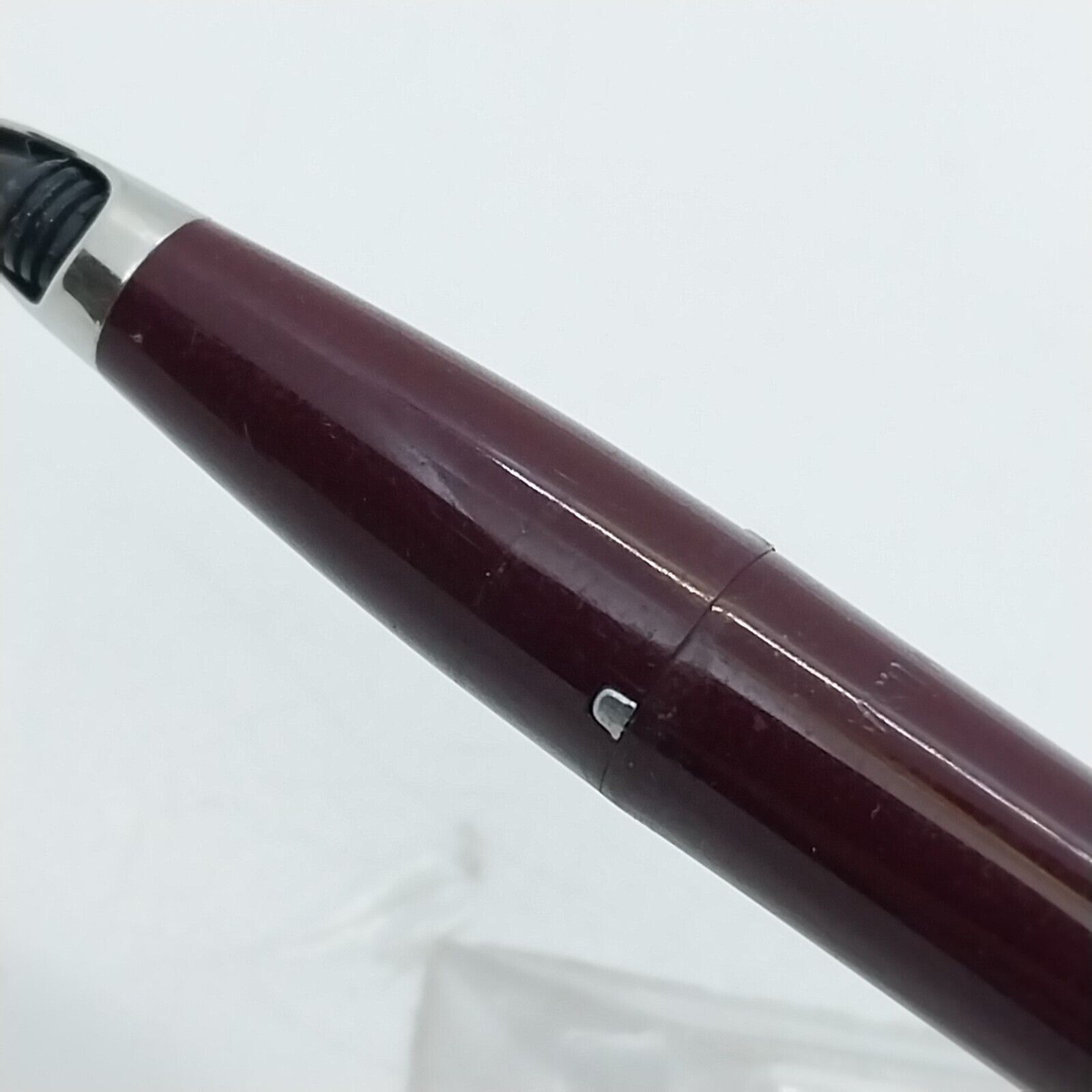 Vintage Sheaffer Imperial Touch Down Fountain Pen, F ,Burgundy color, USA#11521 - Image 8