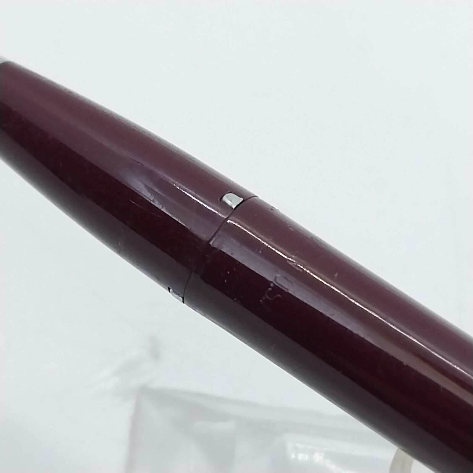 Vintage Sheaffer Imperial Touch Down Fountain Pen, F ,Burgundy color, USA#11521 - Image 9
