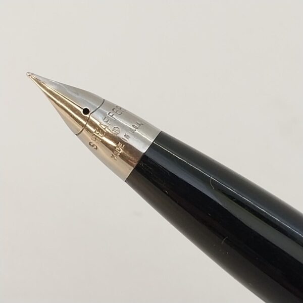 ⁦قلم حبر جاف Sheaffer Imperial Touch Down عتيق، رأس F، أسود، الولايات المتحدة الأمريكية رقم 11498⁩ - الصورة ⁦2⁩