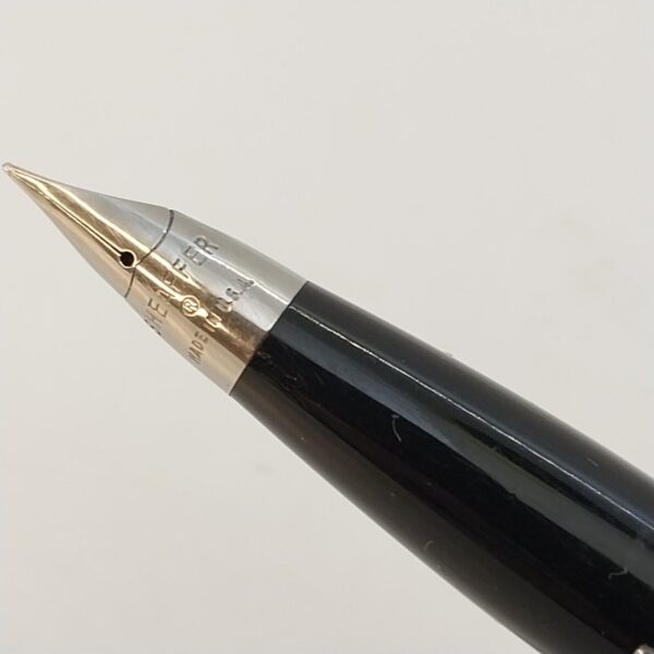 ⁦قلم حبر جاف Sheaffer Imperial Touch Down عتيق، رأس F، أسود، الولايات المتحدة الأمريكية رقم 11498⁩ - الصورة ⁦3⁩