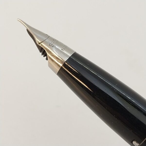 ⁦قلم حبر جاف Sheaffer Imperial Touch Down عتيق، رأس F، أسود، الولايات المتحدة الأمريكية رقم 11498⁩ - الصورة ⁦4⁩