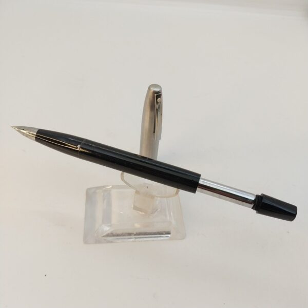 قلم حبر جاف Sheaffer Imperial Touch Down عتيق، رأس F، أسود، الولايات المتحدة الأمريكية رقم 11498
