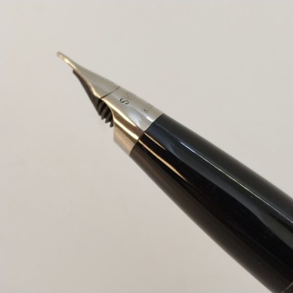 ⁦قلم حبر جاف Sheaffer Imperial Touch Down عتيق، رأس F، أسود، الولايات المتحدة الأمريكية رقم 11499⁩ - الصورة ⁦4⁩