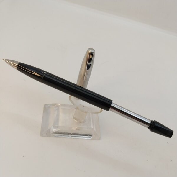 قلم حبر جاف Sheaffer Imperial Touch Down عتيق، رأس F، أسود، الولايات المتحدة الأمريكية رقم 11499