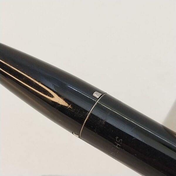 ⁦قلم حبر جاف عتيق من Sheaffer Imperial Touch Down، رأس F، أسود، الولايات المتحدة الأمريكية رقم 11500⁩ - الصورة ⁦10⁩