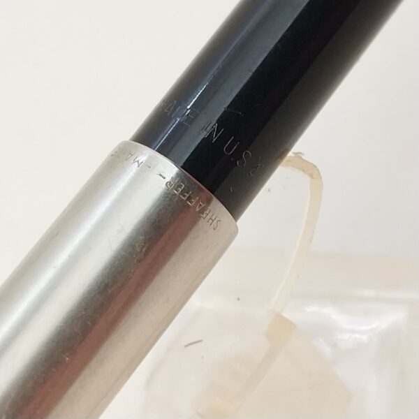 ⁦قلم حبر جاف عتيق من Sheaffer Imperial Touch Down، رأس F، أسود، الولايات المتحدة الأمريكية رقم 11500⁩ - الصورة ⁦12⁩