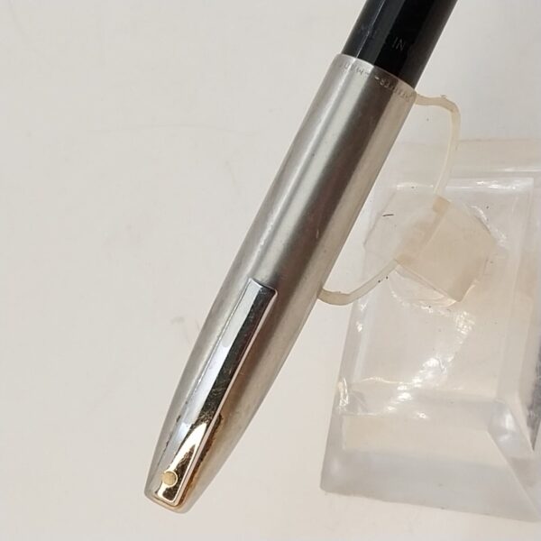 ⁦قلم حبر جاف عتيق من Sheaffer Imperial Touch Down، رأس F، أسود، الولايات المتحدة الأمريكية رقم 11500⁩ - الصورة ⁦15⁩