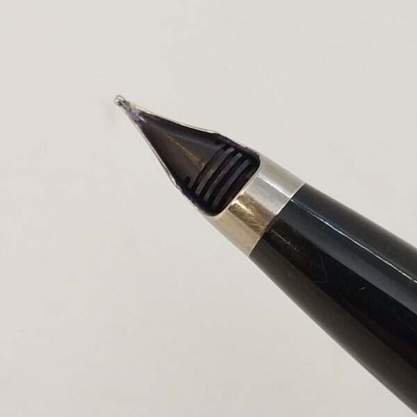 ⁦قلم حبر جاف عتيق من Sheaffer Imperial Touch Down، رأس F، أسود، الولايات المتحدة الأمريكية رقم 11500⁩ - الصورة ⁦8⁩