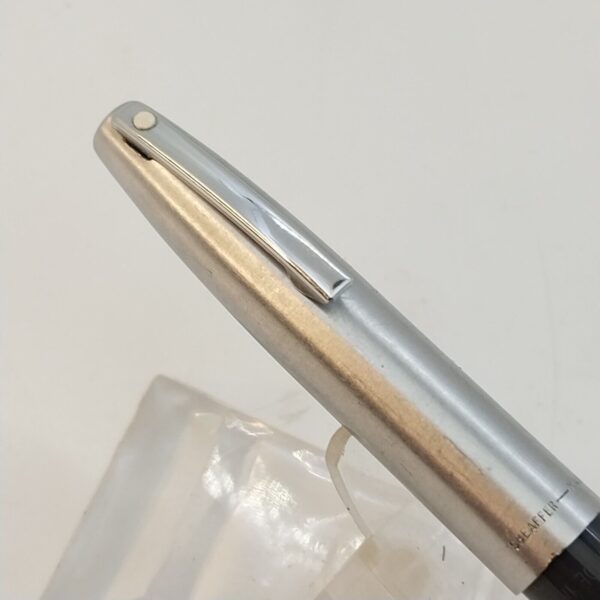 ⁦قلم حبر جاف عتيق من Sheaffer Imperial Touch Down، رأس F، رمادي، الولايات المتحدة الأمريكية رقم 11501⁩ - الصورة ⁦18⁩