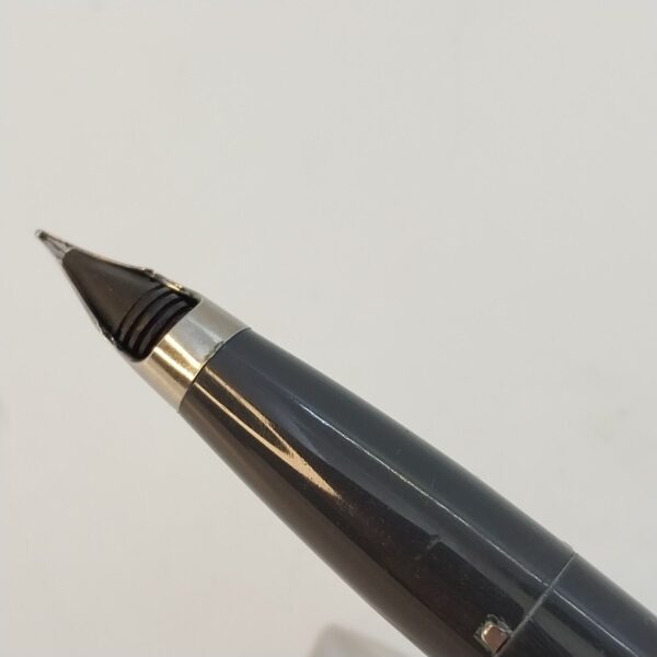 ⁦قلم حبر جاف عتيق من Sheaffer Imperial Touch Down، رأس F، رمادي، الولايات المتحدة الأمريكية رقم 11501⁩ - الصورة ⁦7⁩