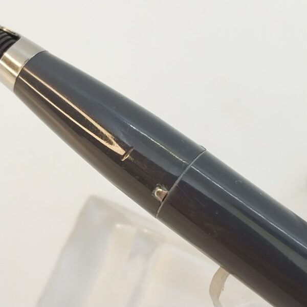 ⁦قلم حبر جاف عتيق من Sheaffer Imperial Touch Down، رأس F، رمادي، الولايات المتحدة الأمريكية رقم 11501⁩ - الصورة ⁦8⁩