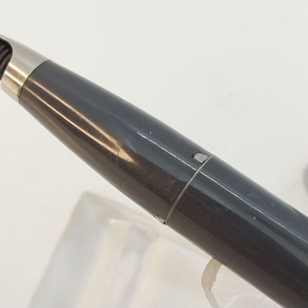 ⁦قلم حبر جاف عتيق من Sheaffer Imperial Touch Down، رأس F، رمادي، الولايات المتحدة الأمريكية رقم 11501⁩ - الصورة ⁦9⁩