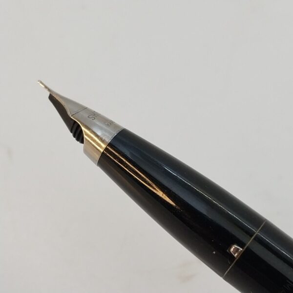 ⁦قلم حبر جاف Sheaffer Imperial touch Down عتيق، رأس F، أسود، الولايات المتحدة الأمريكية رقم 11507⁩ - الصورة ⁦6⁩