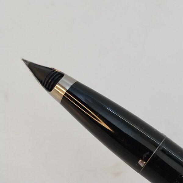 ⁦قلم حبر جاف Sheaffer Imperial touch Down عتيق، رأس F، أسود، الولايات المتحدة الأمريكية رقم 11507⁩ - الصورة ⁦7⁩