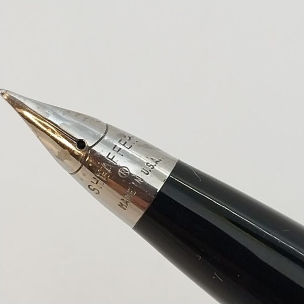⁦قلم حبر جاف Sheaffer Imperial touch Down عتيق، رأس متوسط، أسود، الولايات المتحدة الأمريكية رقم 11508⁩ - الصورة ⁦3⁩