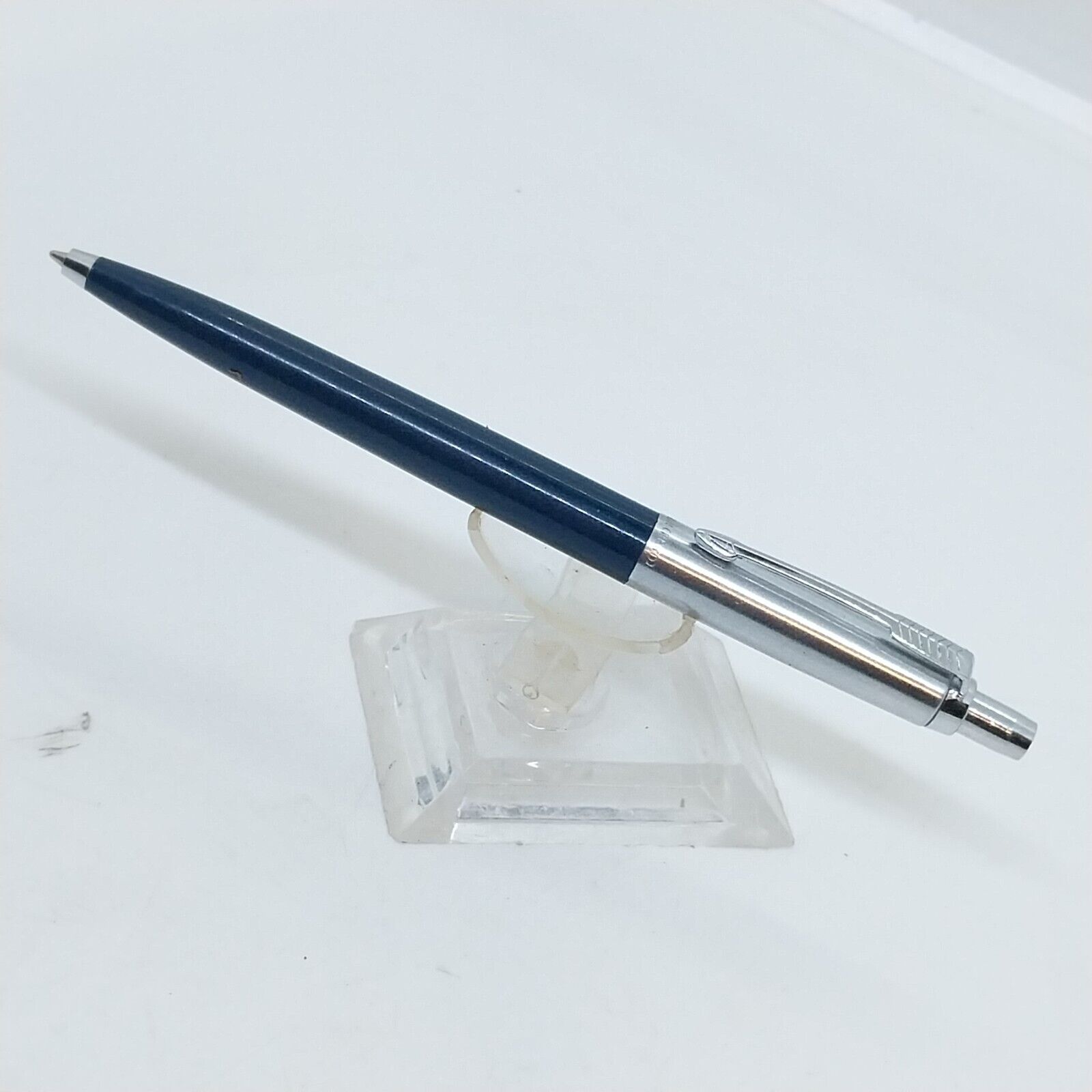 قلم حبر جاف ويلسون (طراز جوتر) أزرق داكن عتيق، الولايات المتحدة الأمريكية، خيط نحاسي رقم 11826