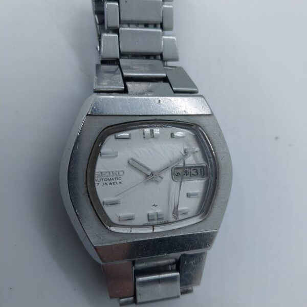⁦ساعة يد رجالية أوتوماتيكية من طراز Seiko 7009-5030، مرصعة بـ 17 جوهرة، طراز TV، رقم 11146⁩ - الصورة ⁦2⁩