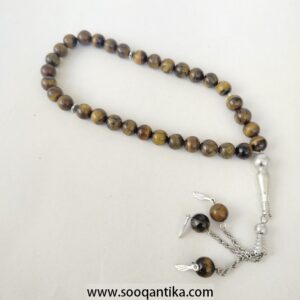 Tiger eye natural prayer beads rosary