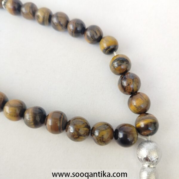 Tiger eye natural prayer beads rosary - Image 2