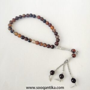 Natural Yemani Agate prayer beads, rosary