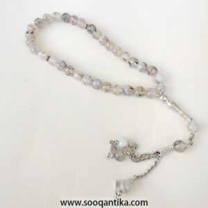 Natural Yemani Agate prayer beads, rosary