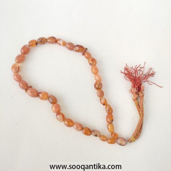 Natural Yemani Agate prayer beads, rosary