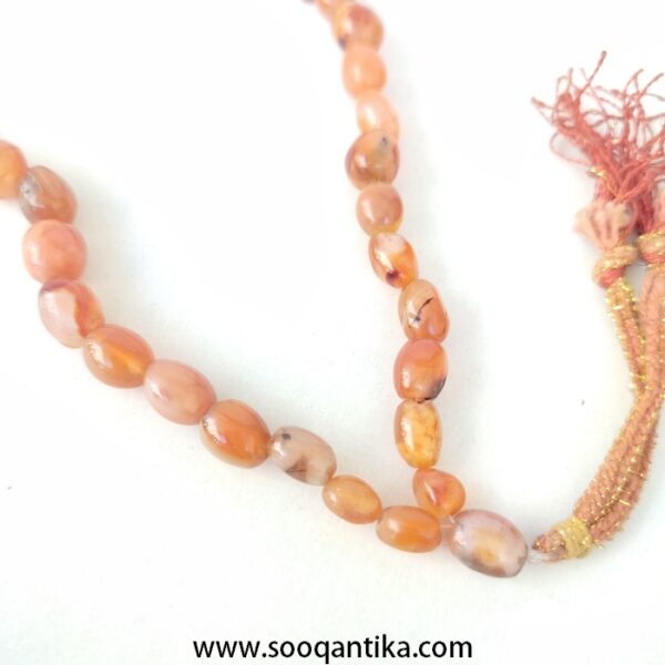Natural Yemani Agate prayer beads, rosary - Image 2