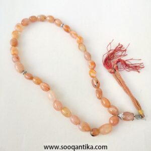 Natural Yemani Agate prayer beads, rosary