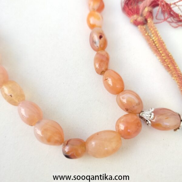 Natural Yemani Agate prayer beads, rosary - Image 2