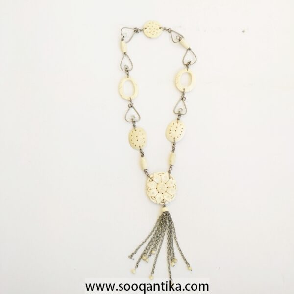Camel Bone Hand Made engraved necklace