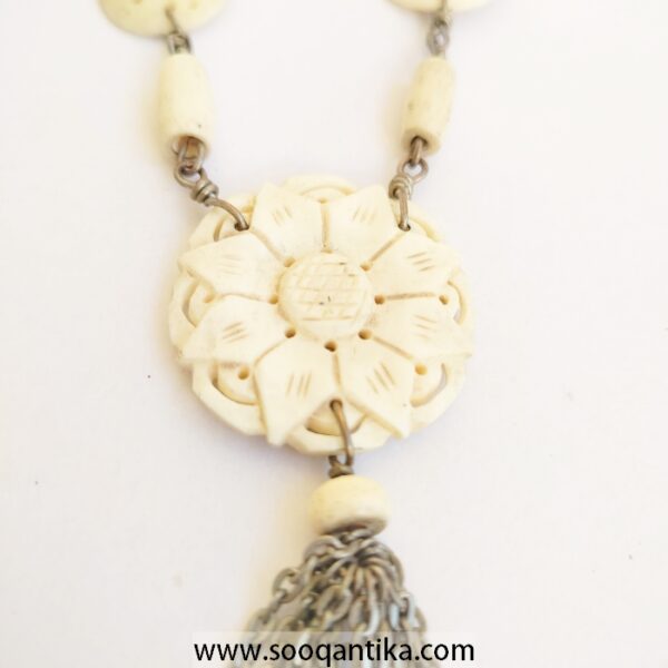 Camel Bone Hand Made engraved necklace - Image 5