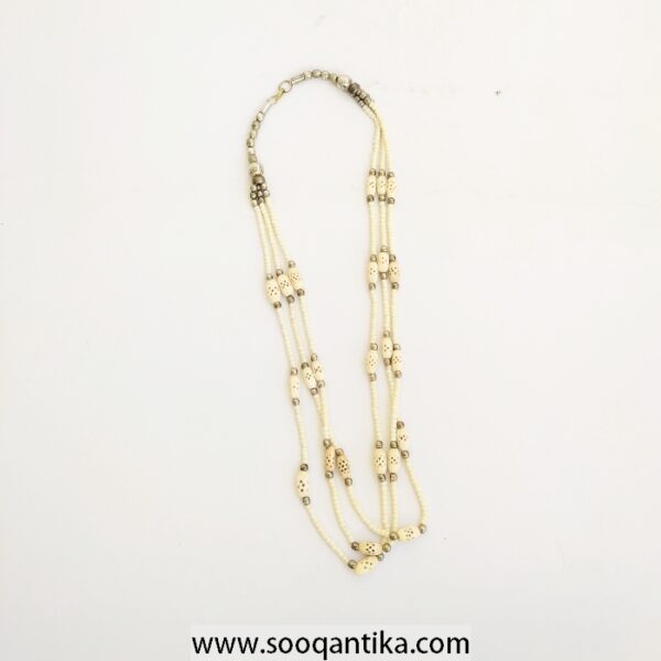 Hand Engraved Camel Bone Necklace
