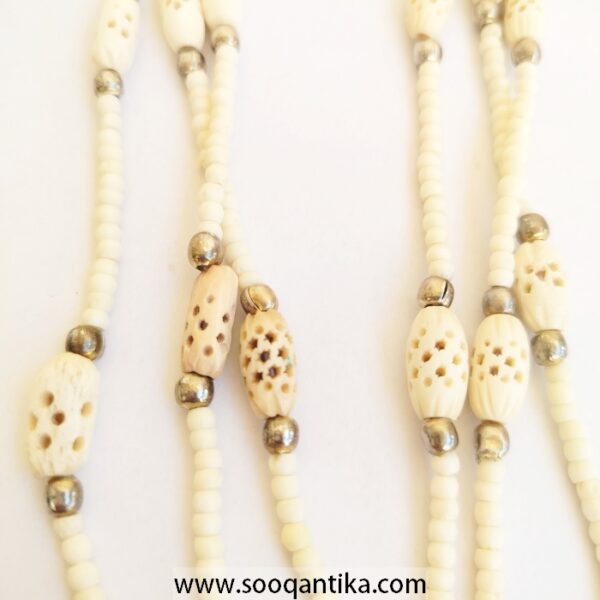 Hand Engraved Camel Bone Necklace - Image 4