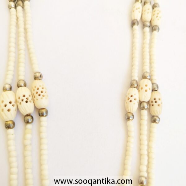 Hand Engraved Camel Bone Necklace - Image 3