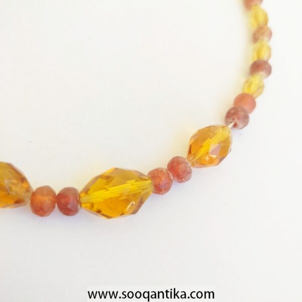 atural Amber and Crystals Necklace - Image 5
