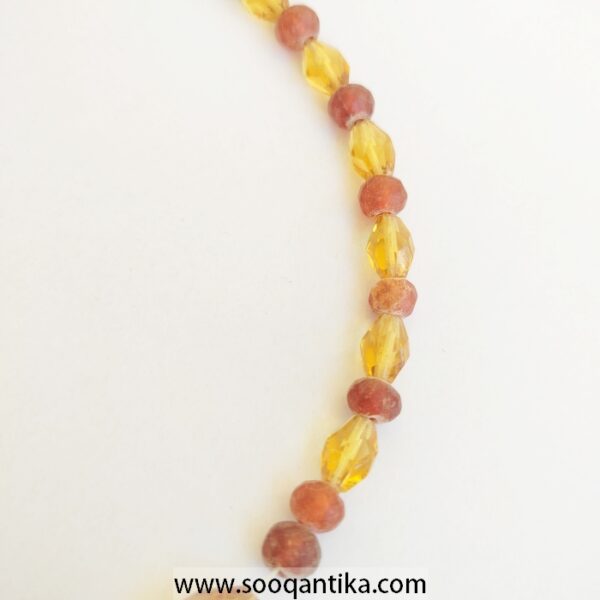 atural Amber and Crystals Necklace - Image 4