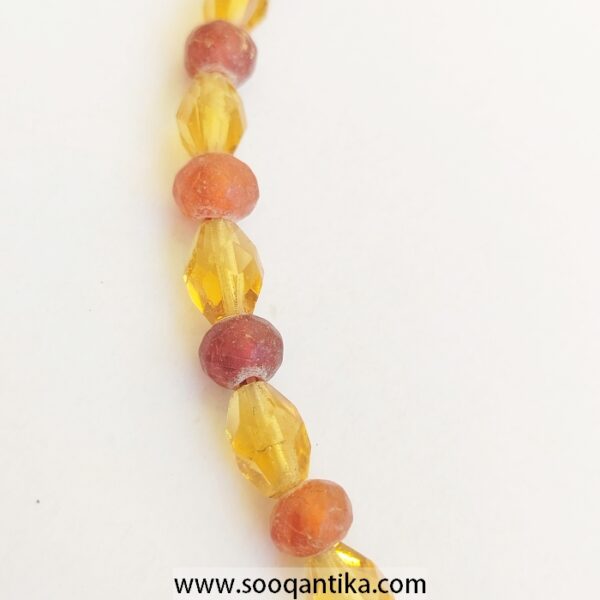 atural Amber and Crystals Necklace - Image 2