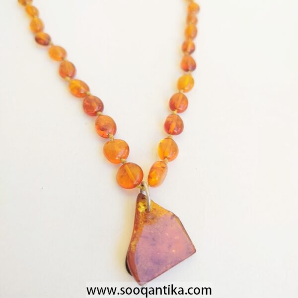 Natural Amber elegant Necklace - Image 9