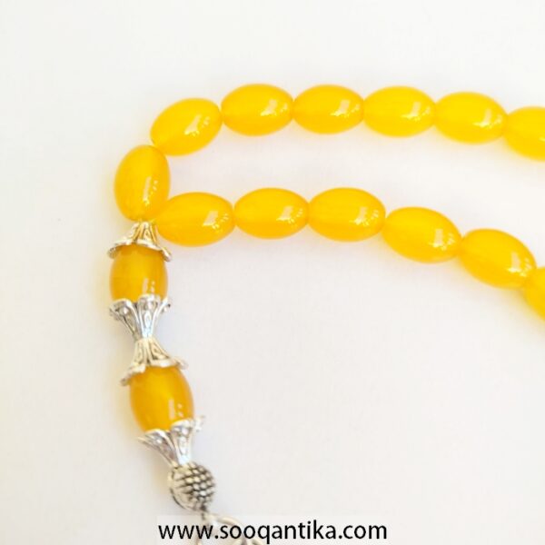 Yellow Agate Prayer Beads - Image 3