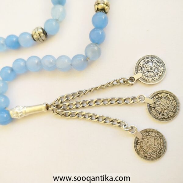 Blue Agate Prayer Beads - Image 4