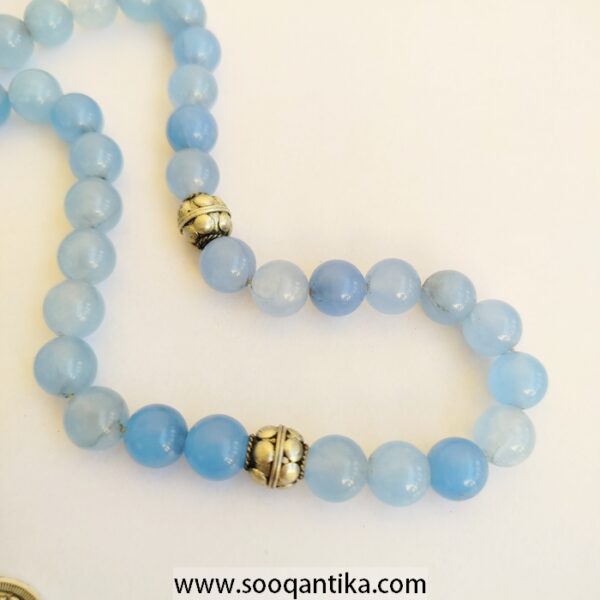 Blue Agate Prayer Beads - Image 2