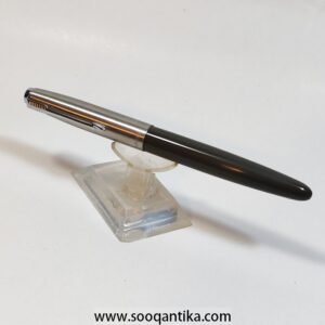 قلم باركر 21 حبر سائل صناعة امريكية قديم غير مستعمل بتاتاً لون سكني غامق