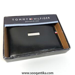 محفظة جلد رجالية ماركة تومي هيلفيغر اصليه 100% جديدة